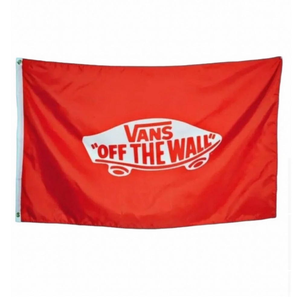 NEW Vans Family Off The Wall Red Logo Skateboarding Banner Flag